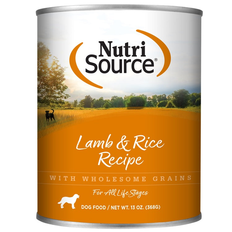 Nutrisource® Lamb Recipe Canned Dog Food, Case of 12, 13 oz. Cans