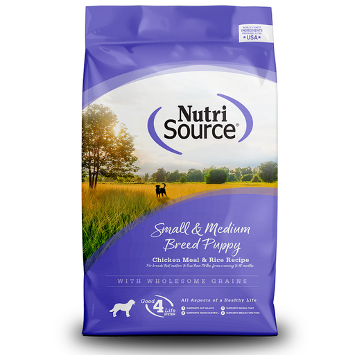 NutriSource Small & Medium Breed Puppy Food, Chicken & Rice