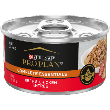 Purina Pro Plan Complete Essentials Adult Beef Chicken in Gravy - Main Image