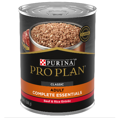 Purina Pro Plan Classic Adult Beef & Rice Entrée Canned Dog Food