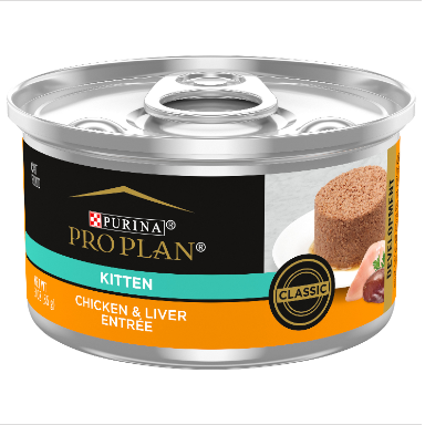 Purina Pro Plan Focus Kitten Classic Chicken and Liver Entree Canned Cat Food