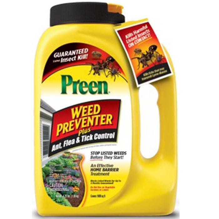 Preen Weed Preventer Plus Ant, Flea and Tick control