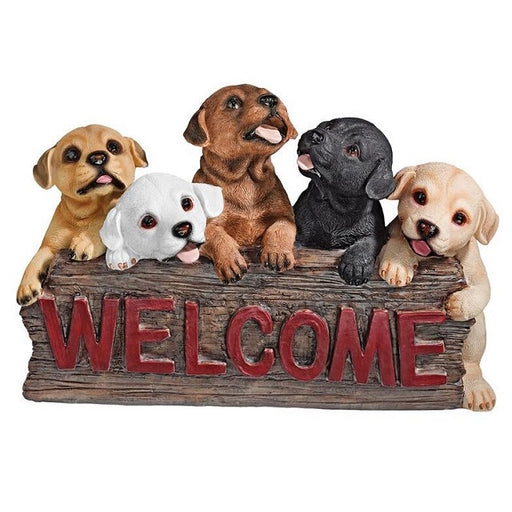 Puppy Parade Welcome Statue
