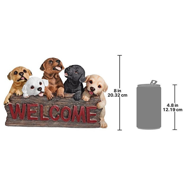 Puppy Parade Welcome Statue