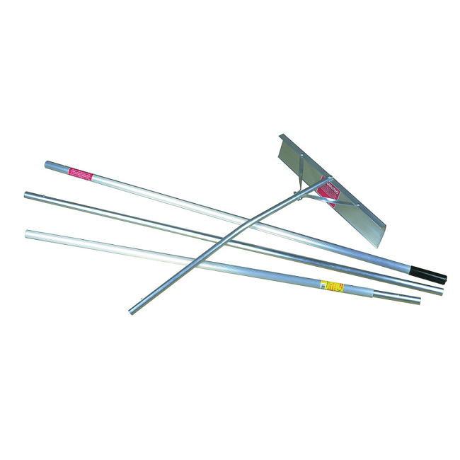 Roof Rake Aluminum 16ft. Midwest 24 inch Blade