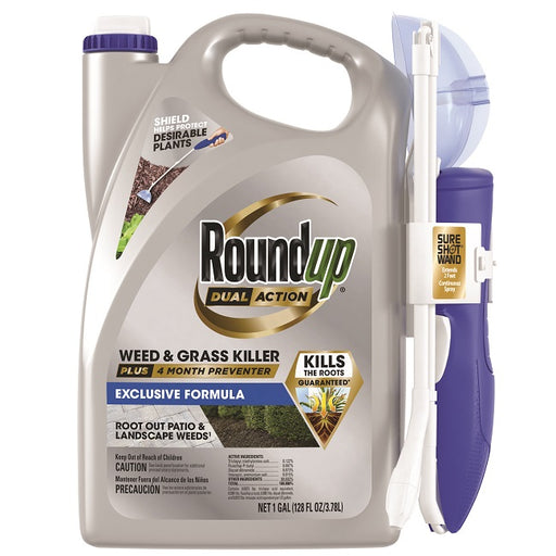 Roundup® Dual Action Weed & Grass Killer Plus 4 Month Preventer with Sure Shot™ Wand