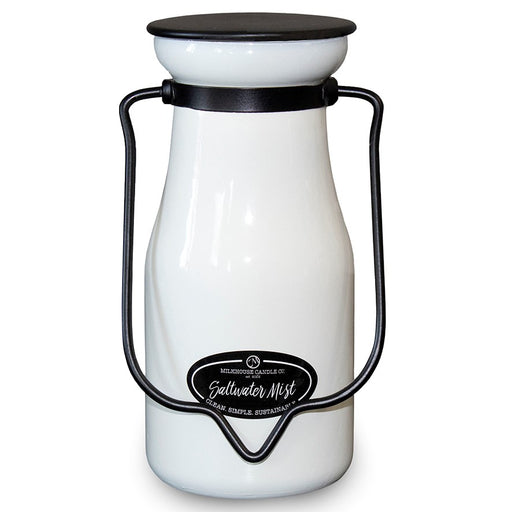 Milkhouse Creamery Collection Soy Candle: Saltwater Mist, 8-oz. Milk Bottle