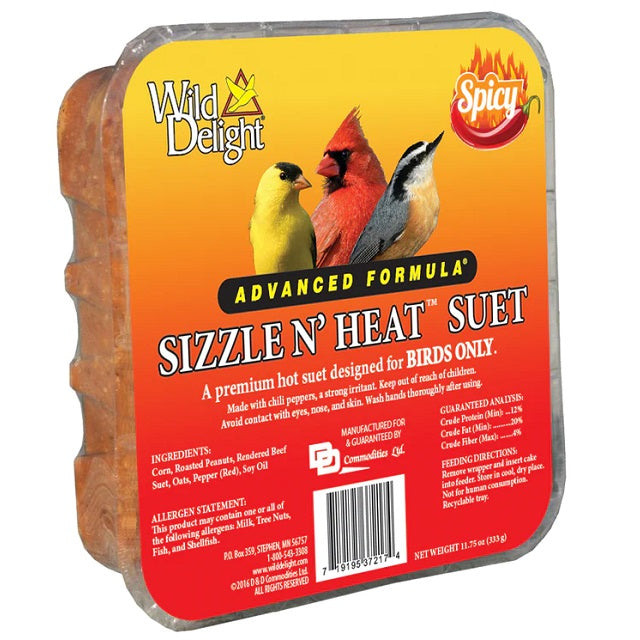Wild Delight Sizzle N' Heat Suet Cake — Ellington Agway