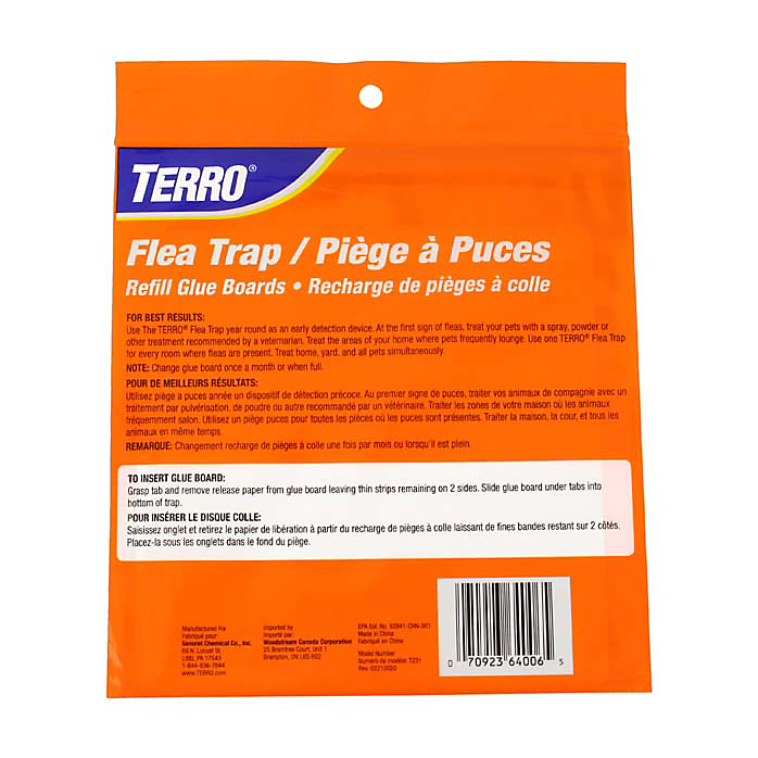 Terro Flea Trap Refill Glue Boards – 3 Pack