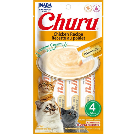 Churu Puree, Chicken Flavor - 4 pack