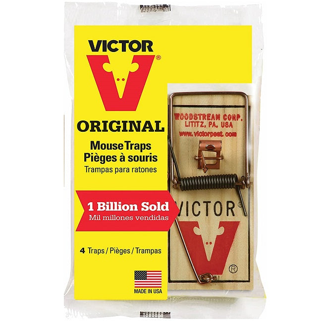 Traditional Wood Mouse Trap, Victor - Pack of 2 — Ellington Agway