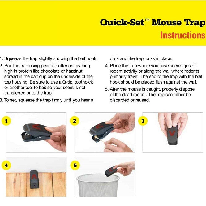 Victor Quick-Set Mouse Trap 2-Pack