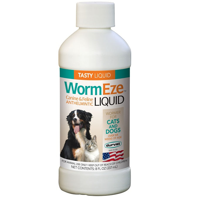 WormEze™ Liquid for Dogs & Cats, 8 oz.