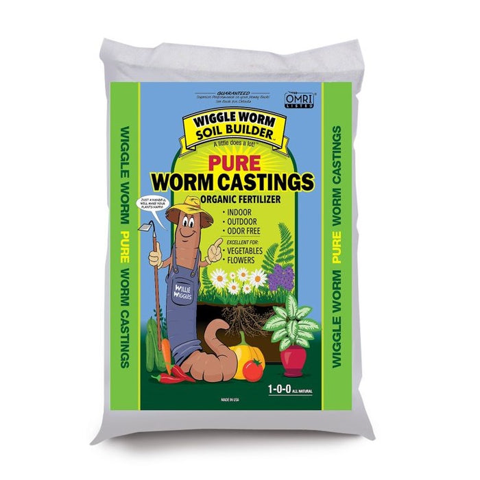 worm castings for indoor plants Wiggle Worm Soil Builder Pure Worm Castings 4.5lb