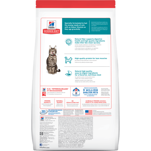 Hill s Science Diet Indoor Adult 7 Dry Cat Food Ellington Agway