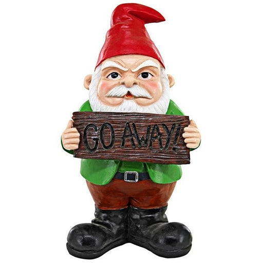 Mr. Bad Attitude Unwelcoming Garden Gnome Statue
