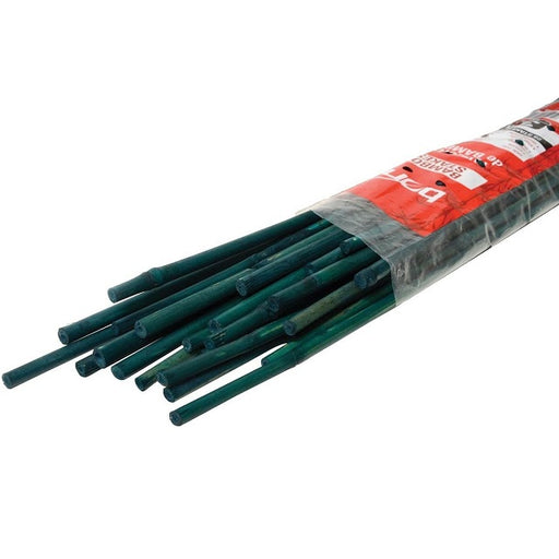 5 ft. Heavy-Duty Green Bamboo Stakes, 6-Pack