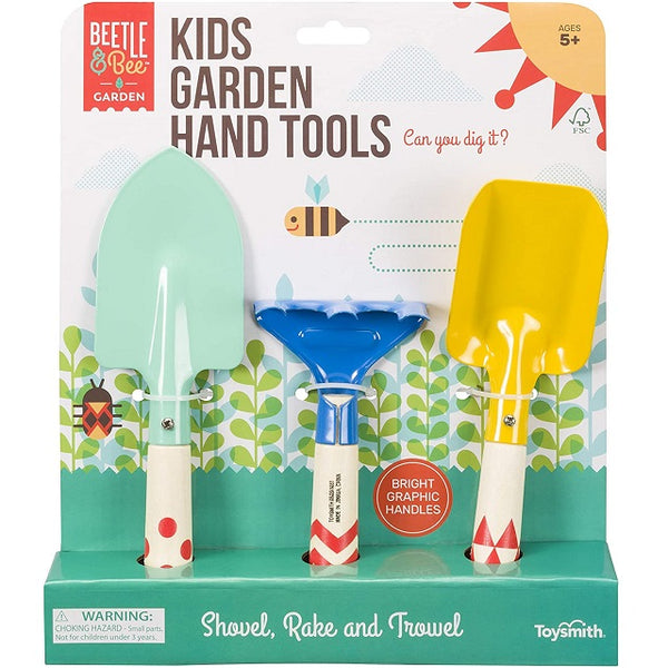 Beetle & Bee Kids Garden Hand Tools, 3-Piece Set — Ellington Agway