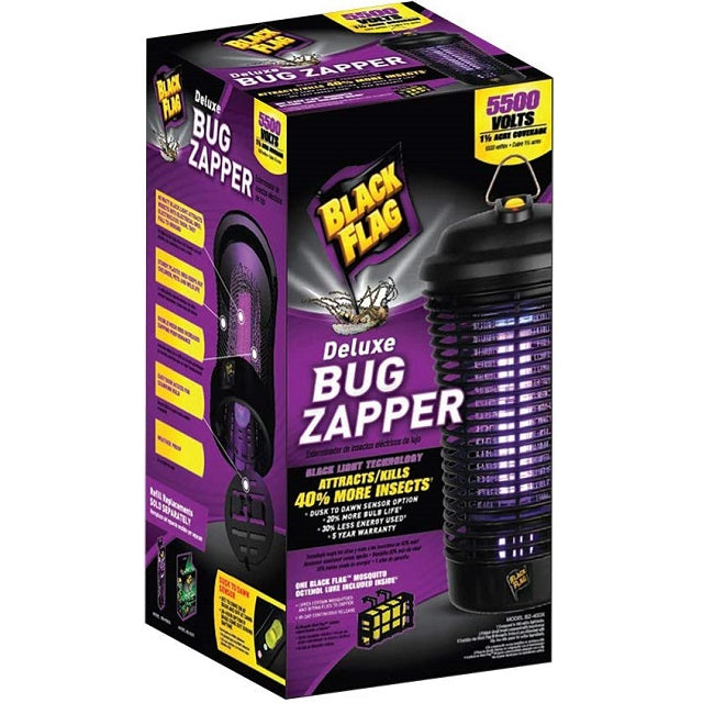 Black Flag Deluxe 1.5 Acre Outdoor Bug Zapper BZ40DX — Ellington Agway
