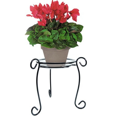 plant riser saucer Plastec 13-Inch Black Simply Perfect Plant Stand PPS13BK