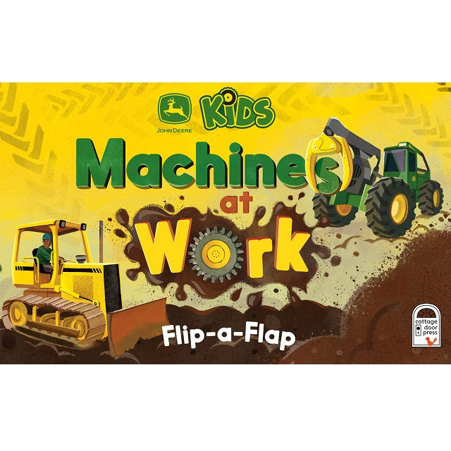 John Deere Machines at Work Flip-a-Flap Board Book