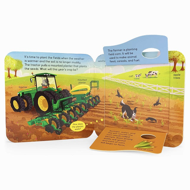 John Deere Peek-a-Flap Dirt Book