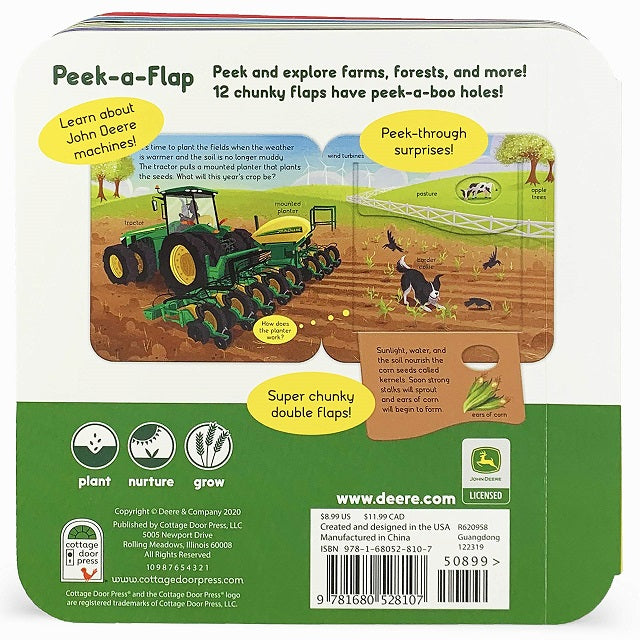 John Deere Peek-a-Flap Dirt Book