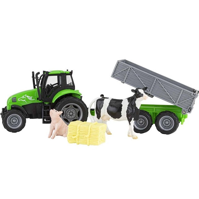 Breyer Farms Tractor & Tag-a-Long Wagon