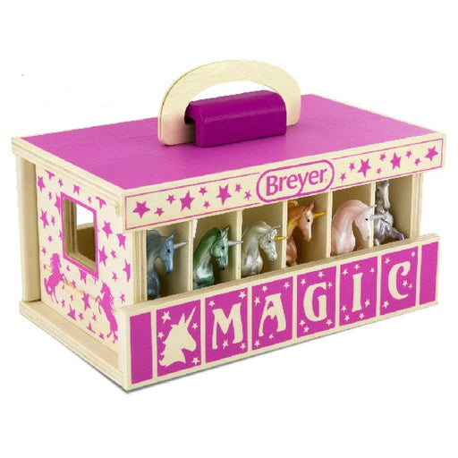 Breyer Unicorn Magic Wooden Carry Stable