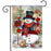 Snowman and Friends Winter Garden Flag
