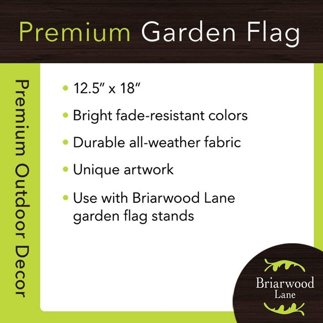 Briarwood Lane Farmhouse Wreath Garden Flag
