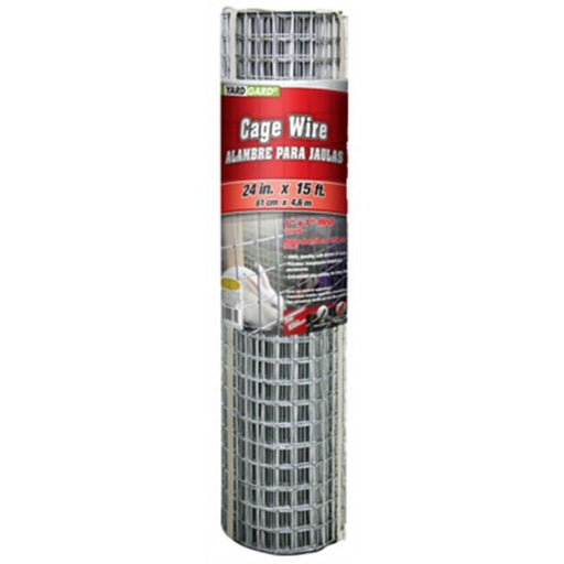 Yardgard 24 in. x 15 ft. Galvanized Cage Wire, 1 in. x 1 in. Mesh
