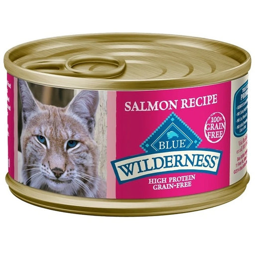Blue Buffalo Wilderness Salmon Recipe Canned Cat Food