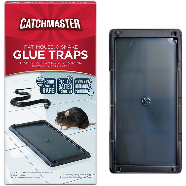 Catchmaster Baited Mouse Glue Traps - 4 pack