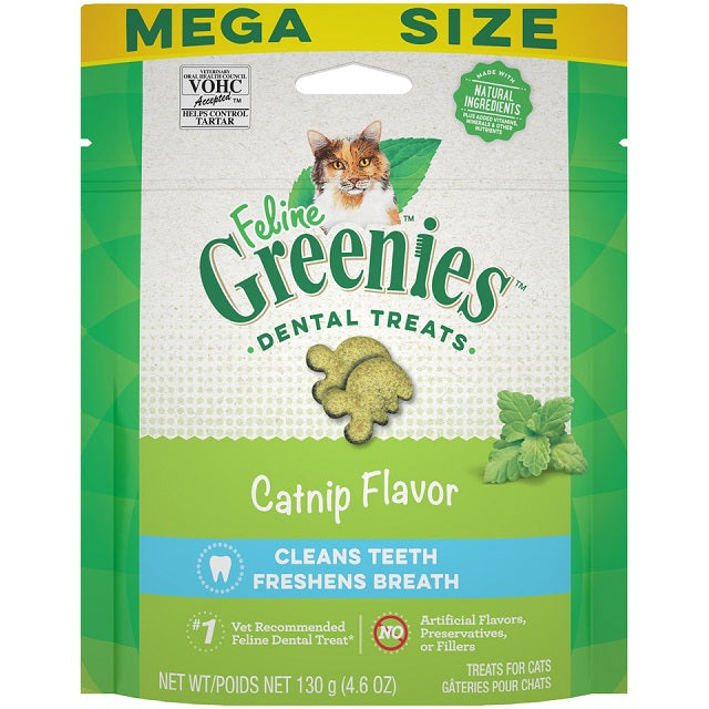 Feline Greenies Cat Dental Treats Catnip Flavor