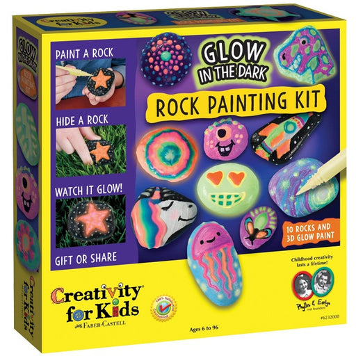 Creativity for Kids Glow in the Dark Rock Painting Kit