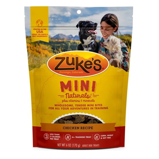 Zukes Mini Naturals Dog Treats- Chicken Recipe