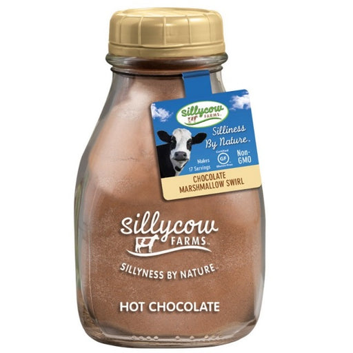 Sillycow Farms Hot Chocolate 16.9oz Jar, Chocolate Marshmallow Swirl