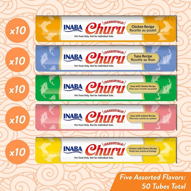 Churu Puree Tuna & Chicken 50-Count Variety Pack
