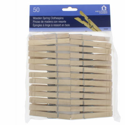 Wooden Clothespins, 50 pack