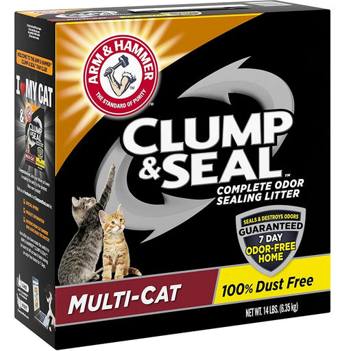 ARM & HAMMER™ Clump & Seal™ Complete Odor Sealing Clumping Litter, Multi-Cat - 28 lb.