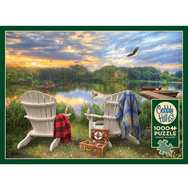 Cobble Hill 1000 Piece Jigsaw Puzzle, Lakeshore — Ellington Agway