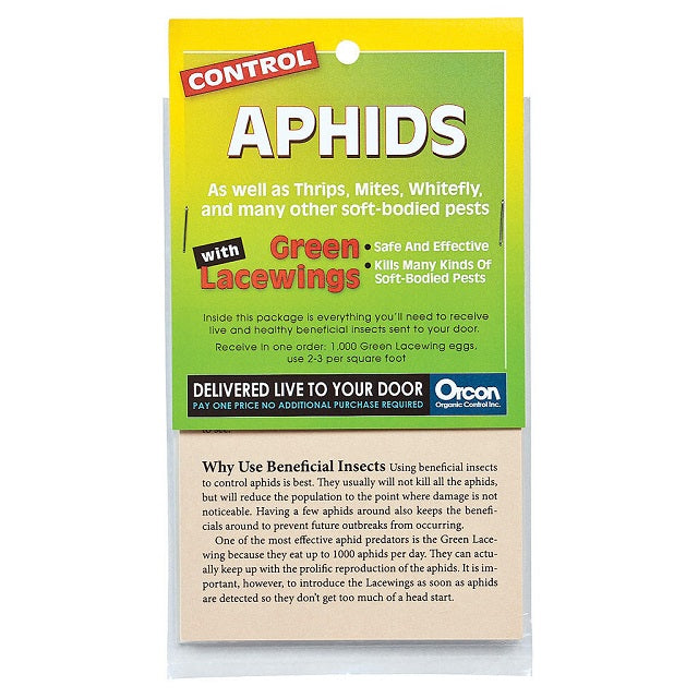 Green Lacewings Aphid Control, Pre-Paid Certificate - Organic Control