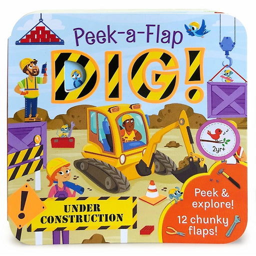 DIG! Peek-a-Flap Board Book