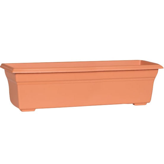 plastic flower box planter Novelty Terracotta Countryside Flowerbox 24"