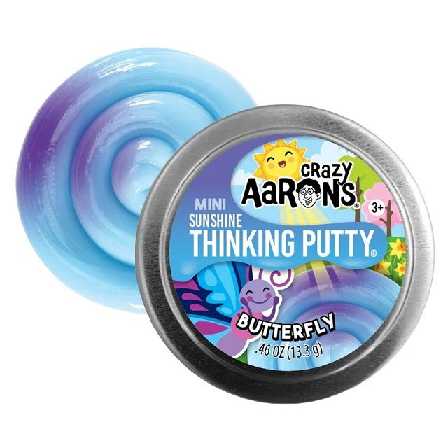 Crazy Aarons Mini Sunshine Thinking Putty, Butterfly