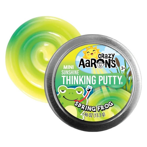 Crazy Aarons Mini Sunshine Thinking Putty, Spring Frog