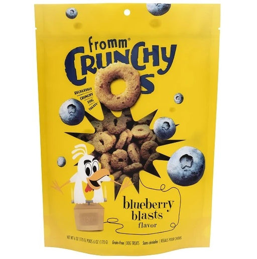 Fromm Crunchy Os Blueberry Blasts Flavor Dog Treats 6 oz.