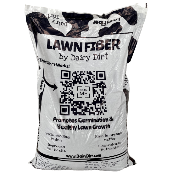 Dairy Dirt Lawn Fiber Seeding Mulch & Soil Nutrient 2 Cu. Ft.