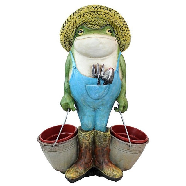 Buckets the Garden Frog Statue